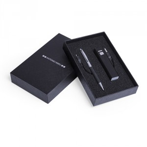 Set power bank y bolígrafo personalizado Drospen - MyM Regalos Promocionales